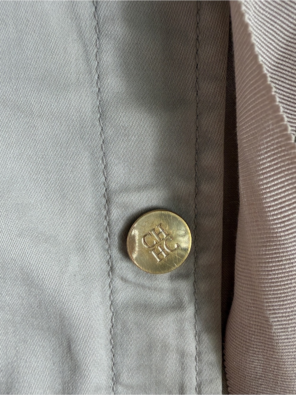 Carolina Herrera Utility Jacket in Beige Cotton - Picture 6 of 9